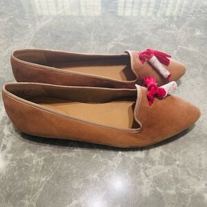 Hush Puppies Bounce Comfort Tasseled Slip-on Women’s Career Loafers 7.5 Wide